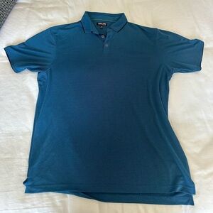 Kirkland Signature Blue Polo Shirt Classic Design NWOT